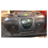 MAGNAVOX CD PLAYER & 4 CAN ORGANIZER