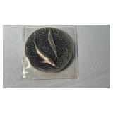 1 oz STERLING SILVER WILDLIFE COIN, LAKE STURGEON