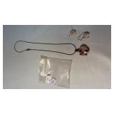 925 SILVER NECKLACE & MATCHING EARRINGS