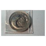 1 oz STERLING SILVER WILDLIFE COIN, ATLANTIC