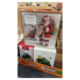2 JOHN DEERE CHRISTMAS ORNAMENTS & NOSTALGIC