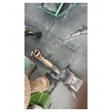 GROUP OF SHOVELS & SPUD FORK