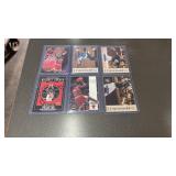 6 MICHAEL JORDAN CARDS