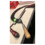 HAND SCYTHE & DRAW KNIFE