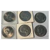 6 EISENHOWER DOLLARS