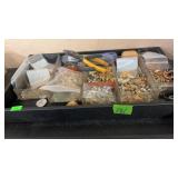 TRAY W/ JEWELRY MAKING ITEMS