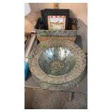 DECORATIVE CENTERPIECE BOWL & TRAY, DECORATIVE