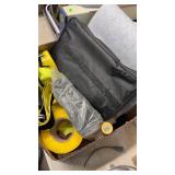 CAUTION TAPE, REFLECTIVE SAFETY VEST, CAR VAC