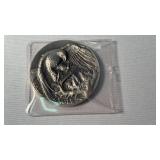 1 oz STERLING SILVER WILDLIFE COIN, BALD EAGLE