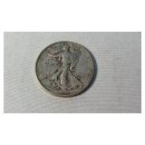 1945 WALKING LIBERTY SILVER HALF DOLLAR