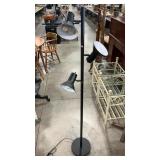 3 LIGHT ADJUSTIBLE FLOOR LAMP& ACCENT CHAIR