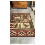 WOODLAND THEME INDOOR/OUTDOOR RUG
