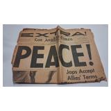 AUGUST 15, 1945 LAS ANGELES TIMES 'PEACE'
