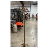 BRASS TONE METAL VTG COAT RACK