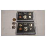 1968-69 US PROOF SETS SUSAN B & PRES. COINS