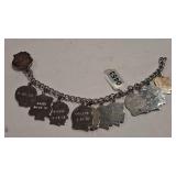 STERLING 'GRANDMA' CHARM BRACELET