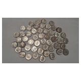 $5 FACE VALUE ROOSEVELT DIMES 90%