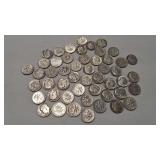 $5 FACE VALUE ROOSEVELT DIMES 90%