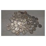 $5 FACE VALUE MERCURY DIMES 90%