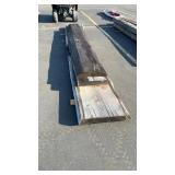 3 WOOD BEAMS LIVE EDGE 12'-16' L 20'-26' W
