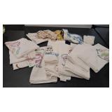 EMBROIDERED TEA TOWELS & DOILIES