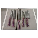 5 PC DAMASCUS KNIFE SET
