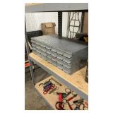 EQUIPTO 28 DRAWER METAL ORGANIZER