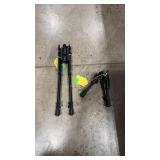 2 RIFLE BIPODS