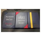 3 - MARK LEVIN AUTOGRAPH/NUMBERED  BOOKS