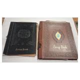 2 - EPHEMERA FILLED VTG SCRAP BOOKS