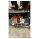 RIDGID PLANER W, BATTERY, CHARGER AND CASE