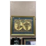 NOVA TOTIUS GEOGRAPHICA FRAMED MAP PRINT