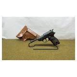 GERMAN WWII P.38 BYF43 9MM PISTOL W/ STAMPED LEATH