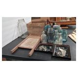 GOLD MEDAL FLOUR BOX SECTION & WASHBOARD