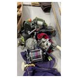 ASSORTED VTG FISHING REELS INC ABU GARCIA & TRUE T