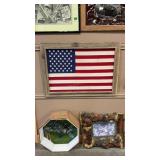 RUSTIC FRAMED FLAG