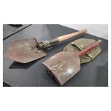 2 - MILITARY ISSUE SHOVELS