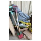 2 PARTIAL BOXES OF ROOFING NAILS, 2 NAIL SCRAPERS