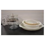 PYREX VTG  PERCOLATOR & BAKEWARE