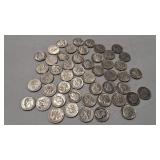 $5 FACE VALUE ROOSEVELT DIMES 90%