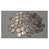 $5 FACE VALUE ROOSEVELT DIMES 90%