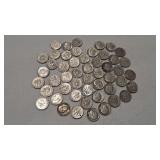 $5 FACE VALUE ROOSEVELT DIMES 90%