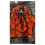 DRY PLUS ORANGE CAMO HUNTING JACKET SZ XL
