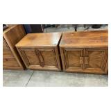 2 - MCM LANE 2 DOOR NIGHT STANDS