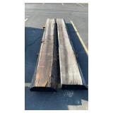 2 WOOD BEAMS 16' L X 19' W X 6' H