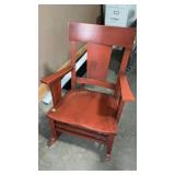 PAINTED OAK  VTG ROCKER