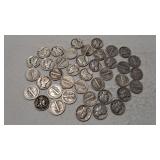 $5 FACE VALUE MERCURY DIMES 90%