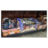 3 - BOXES OF DVDS