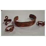 HANDCRAFTED COPPER JEWELRY ASSORTMENT
