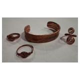 HANDCRAFTED COPPER JEWELRY ASSORTMENT